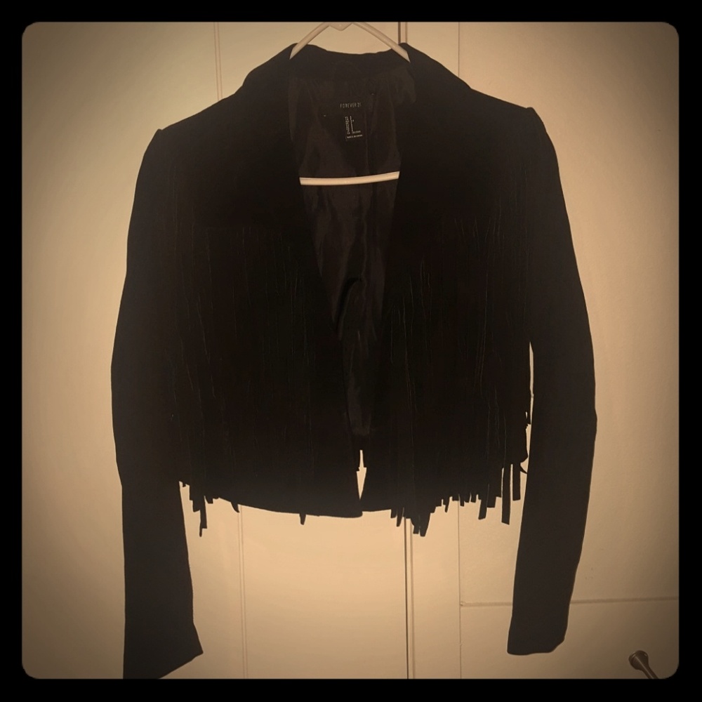 Suede Fringe Jacket Perfect for Music Fest Season